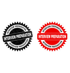 Interview Preparation Black Rosette Watermark