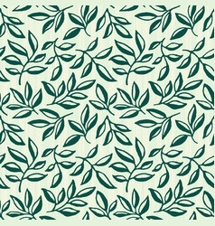 Abstract Botanical Seamless Pattern