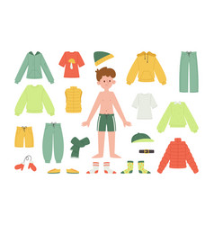 Paper Boy Doll With Different Trendy Outfit