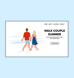 Walk Couple Summer