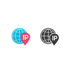 Ip Address Geolocation Location Icon Graphic