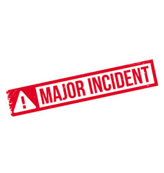 Major Incident Rubber Stamp