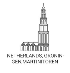 Netherlands Groningen Martinitoren Travel