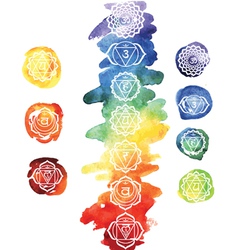 Seven chakras Royalty Free Vector Image - VectorStock