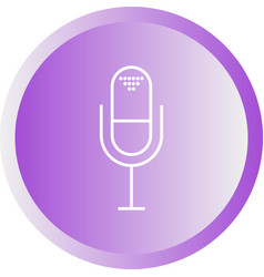 Unique Voice Memo Line Icon