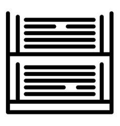 Document Tray Icon Outline Administrative