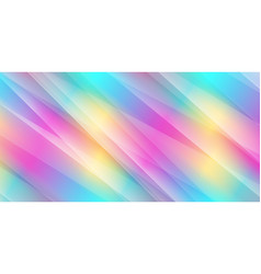 Holographic Colorful Stripes Geometric Abstract