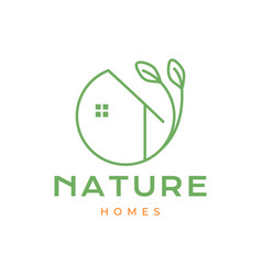 Home House Futuristic Nature Leaves Minimalist