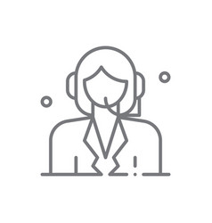 Customer Service Business People Icons With Black