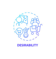 Product Desirability Concept Icon