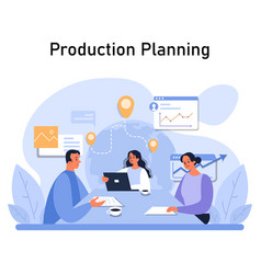 Production Planning Team Concept Flat