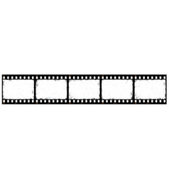 Grunge Film Reel Strip Isolated Movie Filmstrip