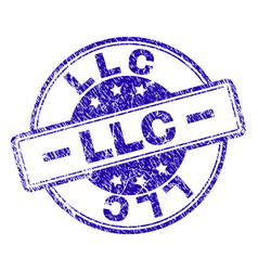 Grunge Textured Llc Stamp Seal