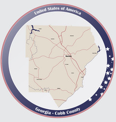 Map Cobb County In Georgia