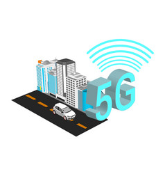 5g Network On Smart City Building Technology