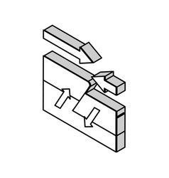 Extension Earthquake Disaster Isometric Icon