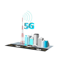 5g Network On Smart City Building Technology