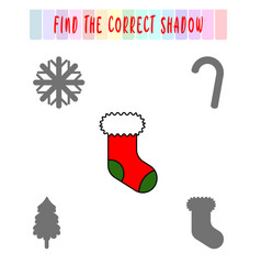 Find The Right Shadow Cute Christmas Sock