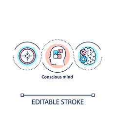 Conscious Mind Concept Icon