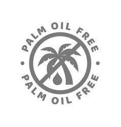 Palm Oil Free Label