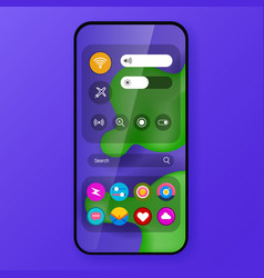 Control Center User Interface Home Screen