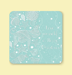 New Year Greeting Card Sticker Fridge Magnet