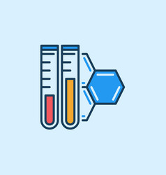 2 Test Tubes And Chemical Formula Biomedicine