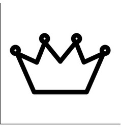 Crown Of The King Or Royal Line Art