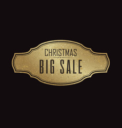 Flat Design Black Background With Christmas Big