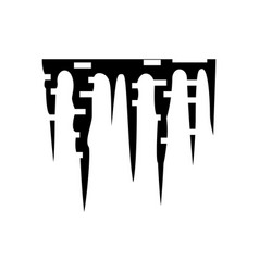 Icicle Winter Glyph Icon