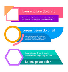 Lower Third Flat Color Banner Template Set