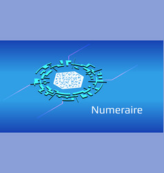 Numeraire Nmr Isometric Token Symbol Defi