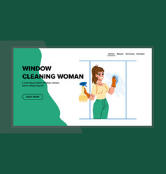 Window Cleaning Woman