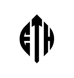 Eth Circle Letter Logo Design