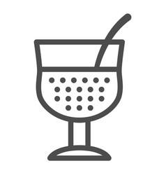 French Creamy Salad Dressing Line Icon