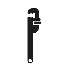 Pipe Wrench Icon On White Background