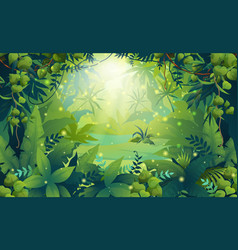 Forest Background Game Landscape Magic Tropic