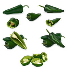 Set Of Poblano Peppers