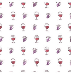 Vineyard Elegant Sips Wine And Grape Doodles