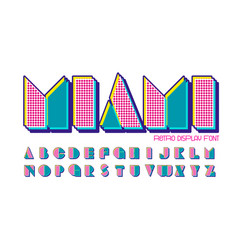 Bauhaus 90s 80s Style Geometric Font