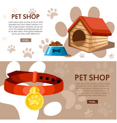 Pet Shop Concept Doghouse Bowl And Collar