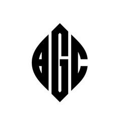 Bgc Circle Letter Logo Design With Circle