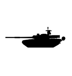 Tank Silhouette Te Karrar Mbt Striker Iran Black