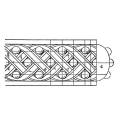 Antique Enrichment Torus Moulding Pilaster