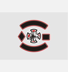 Head Horse Logo Sport With Frame Badge Template