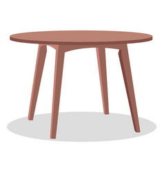 Round Wooden Table