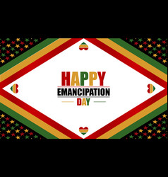 Beautiful Typography For Emancipation Day Jubilee