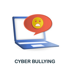 Cyber Bullying Icon 3d From Harassment Collection