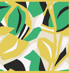 Abstract Leaf Seamless Repeat Pattern