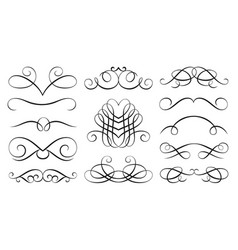 Swirl Retro Ornate Flourish Border Curl Delimiter